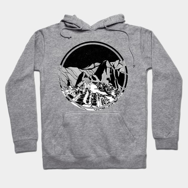 Machu Picchu Hoodie by mailboxdisco